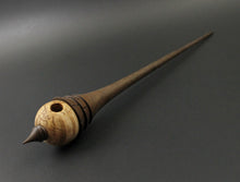 Load image into Gallery viewer, Birdhouse spindle in masur birch and walnut