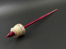 Load image into Gallery viewer, Teacup spindle in holly and hand dyed curly maple