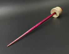 Load image into Gallery viewer, Teacup spindle in holly and hand dyed curly maple