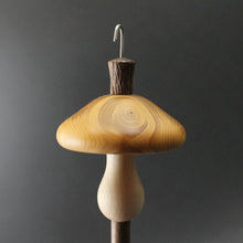 Load image into Gallery viewer, Drop spindle in yew, maple, and walnut