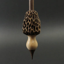 Load image into Gallery viewer, Morel mushroom support spindle in maple and walnut