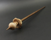 Load image into Gallery viewer, Mushroom support spindle in maple and walnut