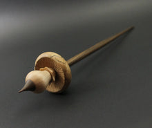 Load image into Gallery viewer, Mushroom support spindle in maple burl, maple, and walnut