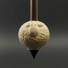 Load image into Gallery viewer, Sheep support spindle in holly and walnut