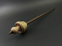 Load image into Gallery viewer, Mushroom support spindle in spalted tamarind, maple, and walnut