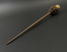 Load image into Gallery viewer, Morel mushroom support spindle in maple and walnut