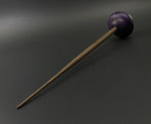 Load image into Gallery viewer, Mushroom support spindle in hand dyed maple burl, holly, and walnut