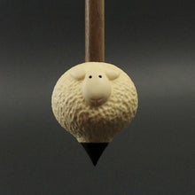 Load image into Gallery viewer, Sheep support spindle in holly and walnut