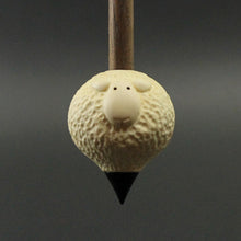 Load image into Gallery viewer, Sheep support spindle in holly and walnut