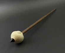 Load image into Gallery viewer, Sheep support spindle in holly and walnut