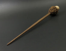 Load image into Gallery viewer, Morel mushroom support spindle in maple and walnut