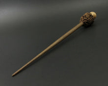 Load image into Gallery viewer, Morel mushroom support spindle in maple and walnut