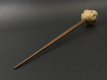 Load image into Gallery viewer, Mushroom support spindle in maple and walnut
