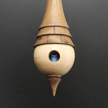 Load image into Gallery viewer, Birdhouse spindle in birdseye maple and walnut