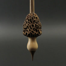 Load image into Gallery viewer, Morel mushroom support spindle in maple and walnut