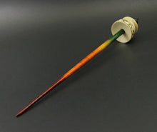 Load image into Gallery viewer, Teacup spindle in holly and hand dyed curly maple