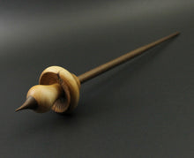 Load image into Gallery viewer, Mushroom support spindle in yew and walnut