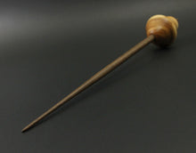 Load image into Gallery viewer, Mushroom support spindle in yew and walnut