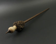 Load image into Gallery viewer, Morel mushroom support spindle in maple and walnut