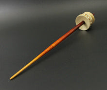 Load image into Gallery viewer, Teacup spindle in holly and hand dyed curly maple