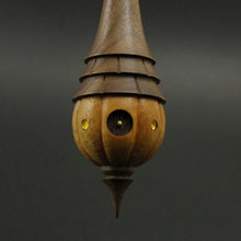 Load image into Gallery viewer, Wee folk spindle in osage orange and walnut