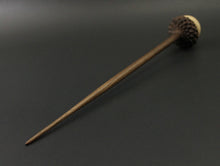 Load image into Gallery viewer, Acorn support spindle in curly maple and walnut
