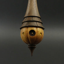 Load image into Gallery viewer, Wee folk spindle in osage orange and walnut