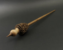 Load image into Gallery viewer, Morel mushroom support spindle in maple and walnut