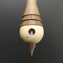 Load image into Gallery viewer, Birdhouse spindle in birdseye maple and walnut