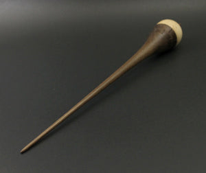 Birdhouse spindle in birdseye maple and walnut