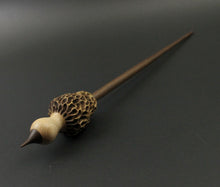 Load image into Gallery viewer, Morel mushroom support spindle in maple and walnut