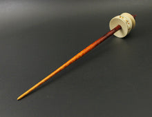 Load image into Gallery viewer, Teacup spindle in holly and hand dyed curly maple