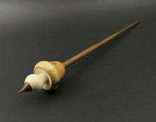 Load image into Gallery viewer, Mushroom support spindle in yew, holly, and walnut