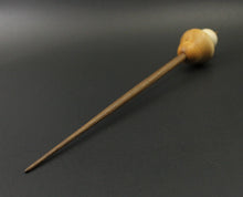 Load image into Gallery viewer, Mushroom support spindle in yew, holly, and walnut