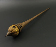 Load image into Gallery viewer, Wee folk spindle in osage orange and walnut