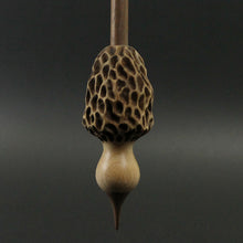 Load image into Gallery viewer, Morel mushroom support spindle in maple and walnut