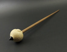 Load image into Gallery viewer, Sheep support spindle in holly and walnut