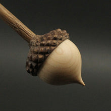 Load image into Gallery viewer, Acorn support spindle in maple and walnut