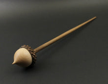 Load image into Gallery viewer, Acorn support spindle in maple and walnut