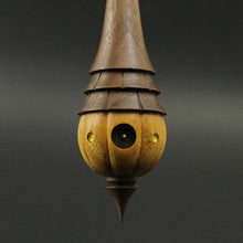 Load image into Gallery viewer, Wee folk spindle in osage orange and walnut