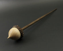 Load image into Gallery viewer, Acorn support spindle in maple and walnut