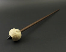 Load image into Gallery viewer, Sheep support spindle in holly and walnut