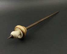 Load image into Gallery viewer, Mushroom support spindle in yew, holly, and walnut