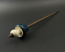 Load image into Gallery viewer, Mushroom support spindle in hand dyed birdseye maple, holly, and walnut