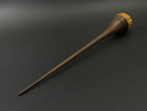 Wee folk spindle in osage orange and walnut (<font color="red"<b>RESERVED</b></font> for Laura)