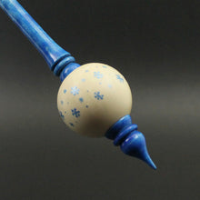 Load image into Gallery viewer, Bead spindle in holly and hand dyed curly maple