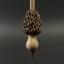 Load image into Gallery viewer, Morel mushroom support spindle in maple and walnut