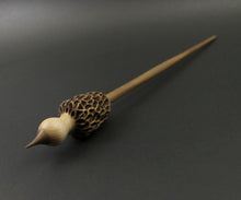 Load image into Gallery viewer, Morel mushroom support spindle in maple and walnut