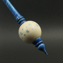 Load image into Gallery viewer, Bead spindle in holly and hand dyed curly maple