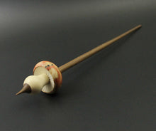 Load image into Gallery viewer, Mushroom support spindle in flame box elder burl, holly, and walnut